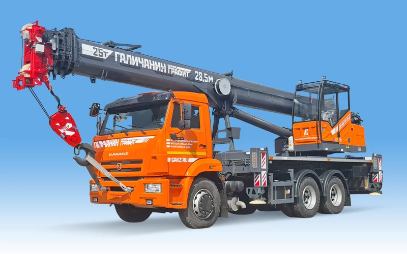 Автокран ГАЛИЧАНИН КС-55713-1В-1 «ГРАФИТ» — фото