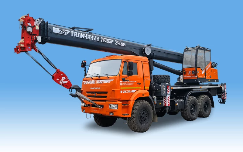 Автокран ГАЛИЧАНИН КС-55713-5Л-1 «ГРАФИТ» — фото 1