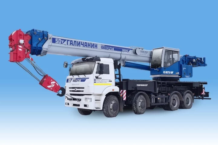 Автокран ГАЛИЧАНИН КС-65713-1, стрела 34,5 м