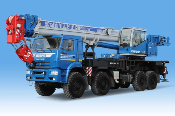 Автокран ГАЛИЧАНИН КС-65713-5, стрела 34,5 м